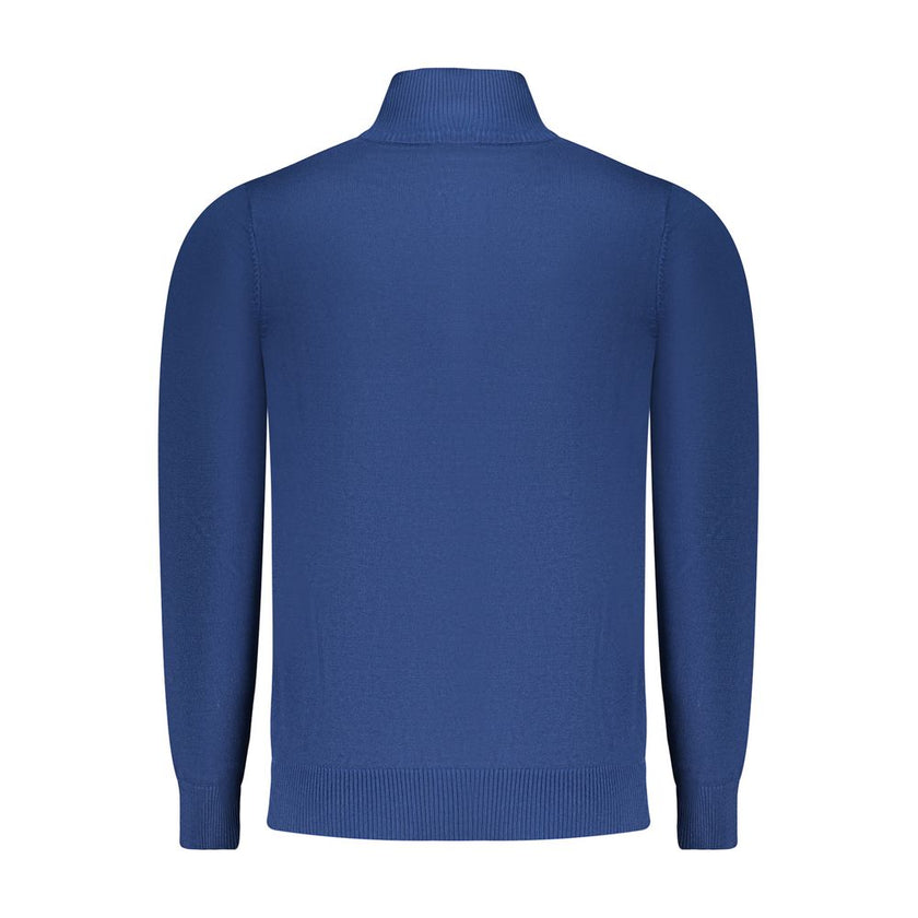 Coveri Moving Blauer Herrenpullover aus Viskose