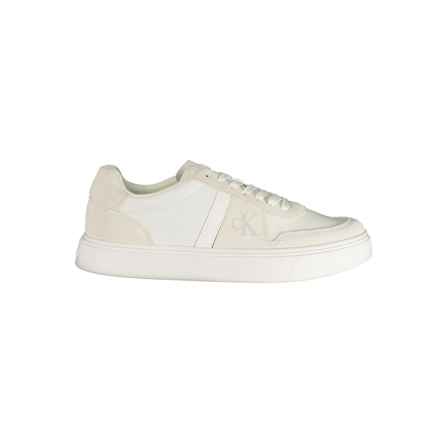 Calvin Klein White Polyester Men's Sneakers