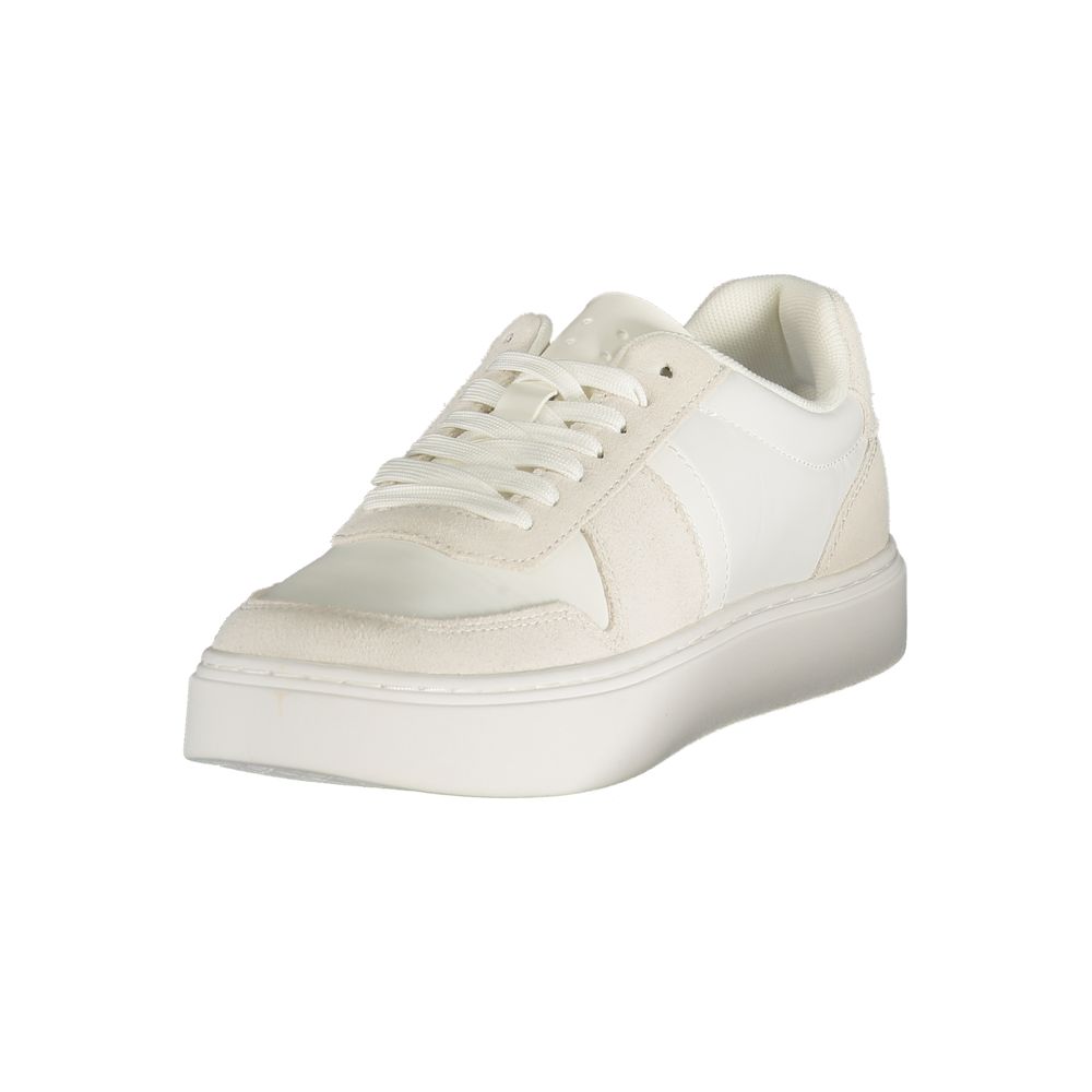 Calvin Klein White Polyester Men's Sneakers