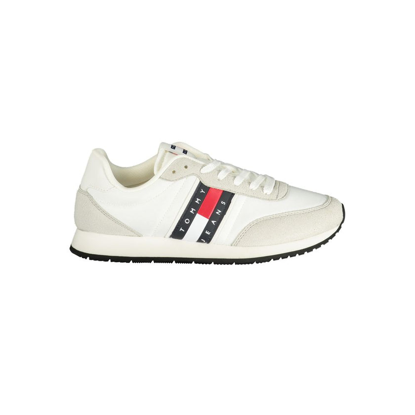 Tommy Hilfiger Weißer Herren-Sneaker aus Polyurethan