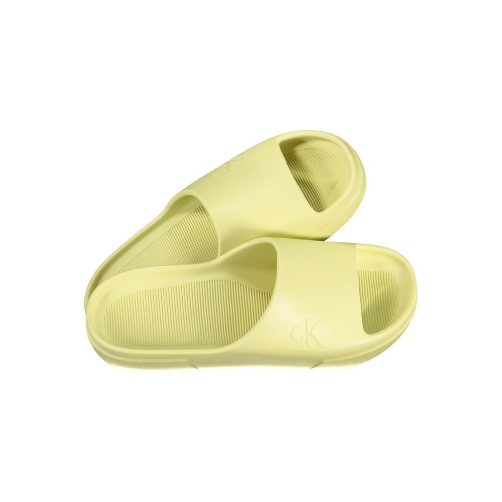 Calvin Klein Men's Yellow Polyurethane Loafers