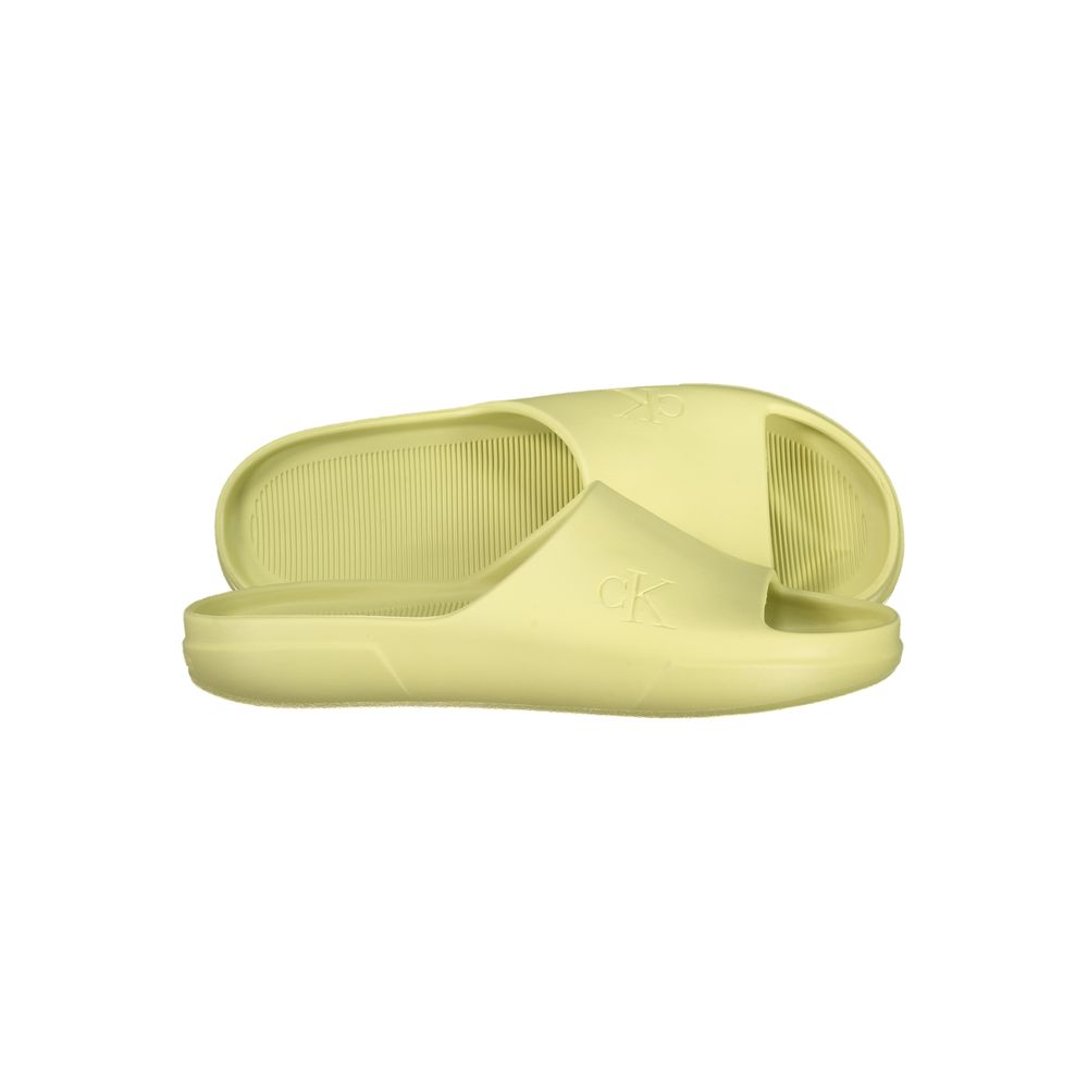 Calvin Klein Men's Yellow Polyurethane Loafers