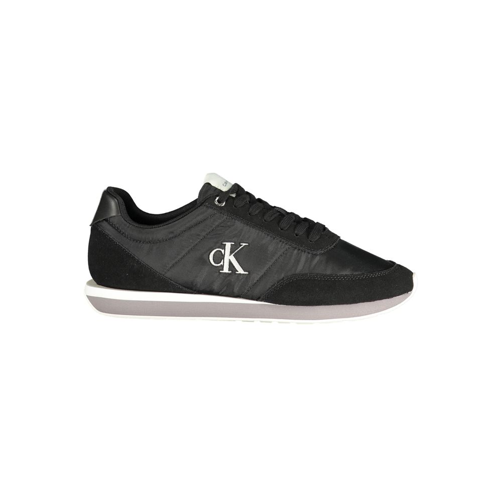 Calvin Klein Men's Black Polyester Sneaker