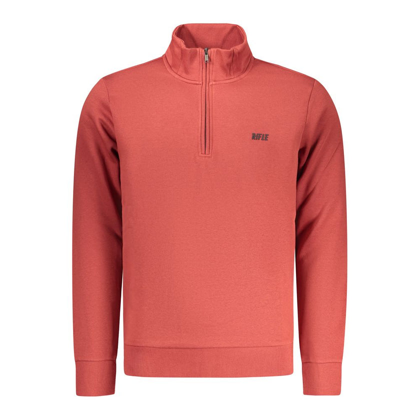 Rifle Rotes Baumwoll-Sweatshirt für Herren