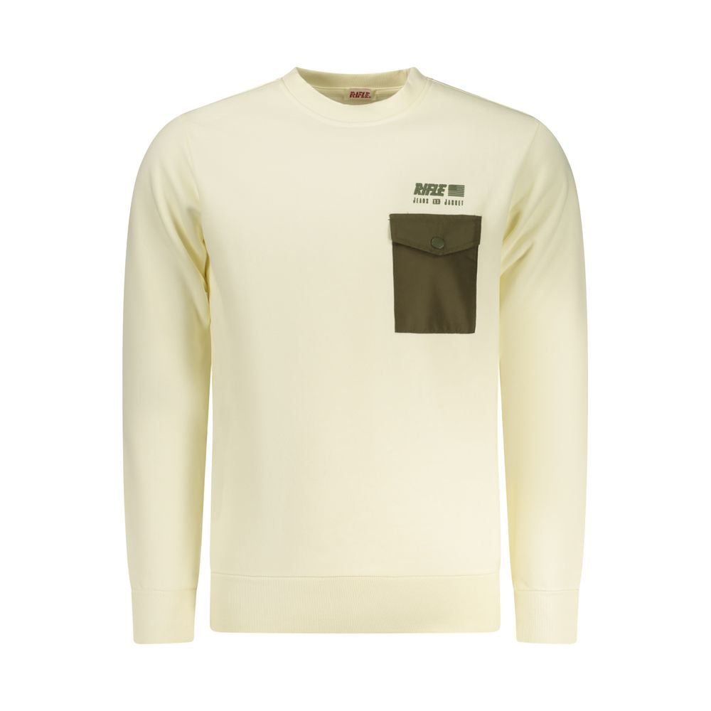 Rifle Bianco Baumwoll-Sweatshirt für Herren