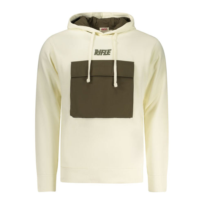 Rifle Weißes Herren-Sweatshirt aus Baumwolle