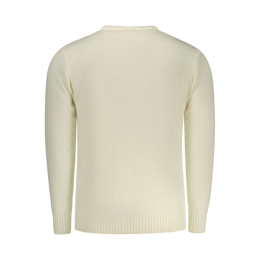 Rifle Weißer Herrenpullover aus Acryl