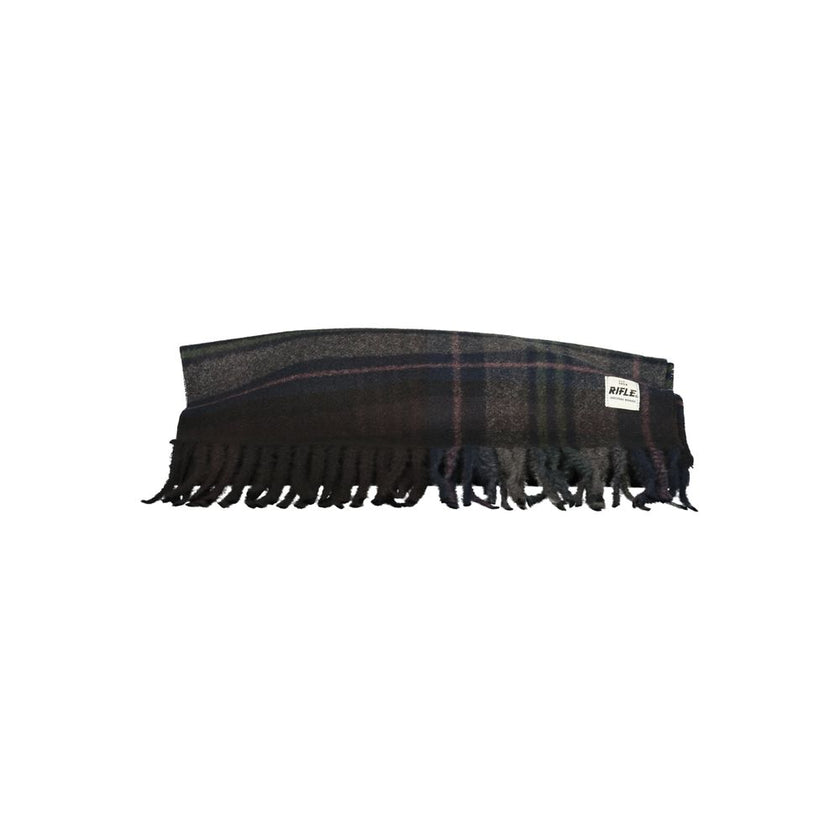 Rifle Schwarzer Herrenschal aus Polyester