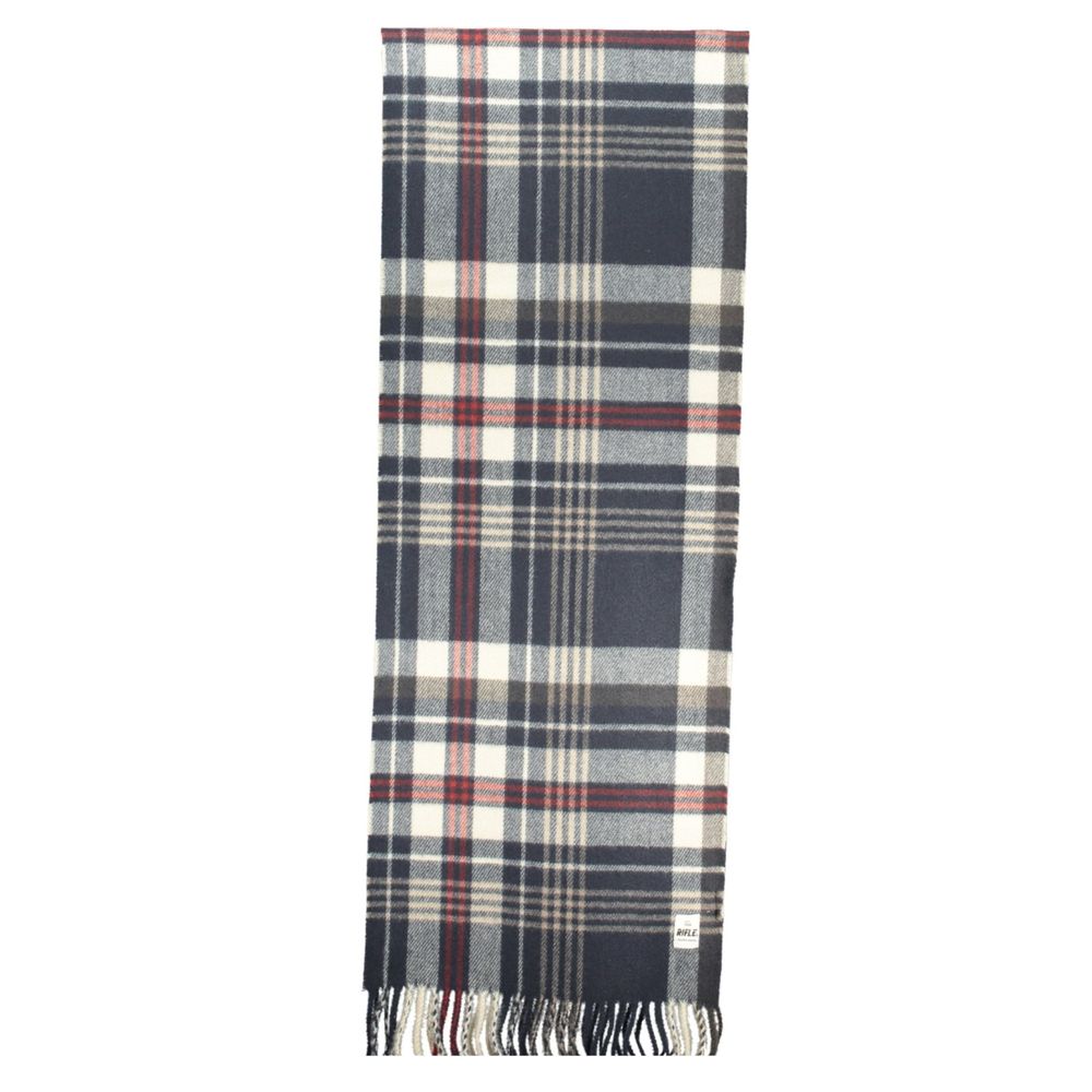 Rifle Blauer Herrenschal aus Polyester