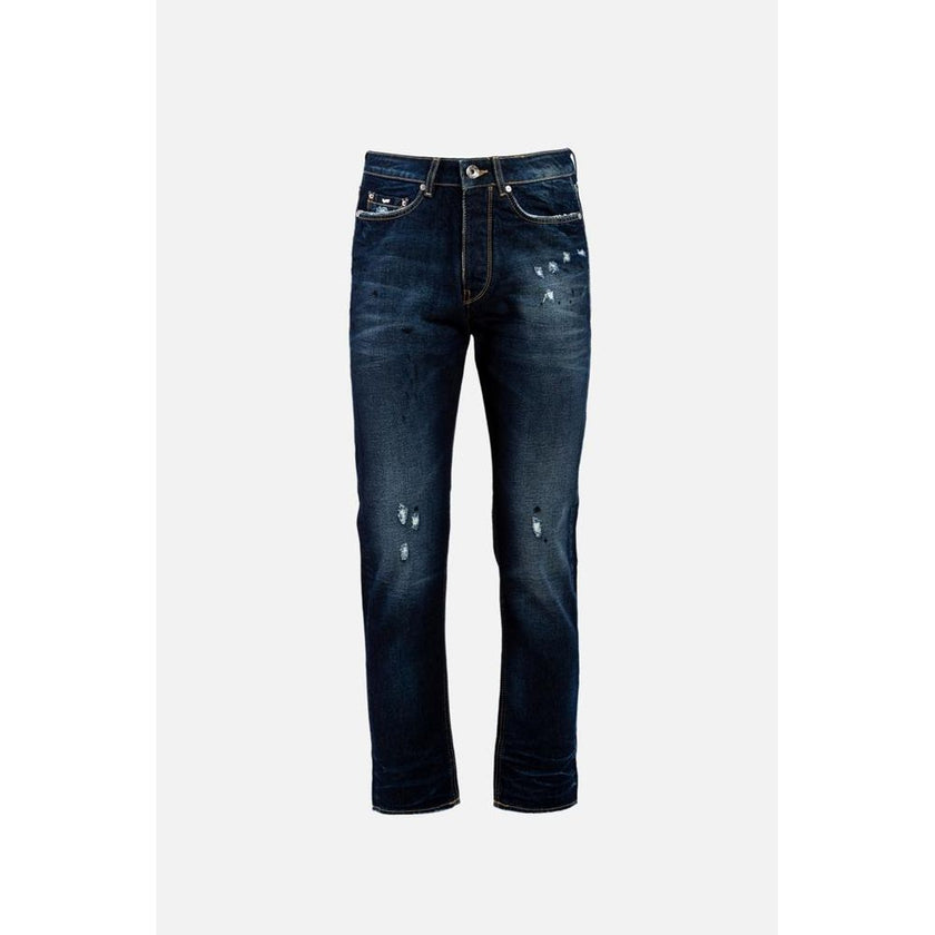 Gas Blaue Baumwolljeans Denim