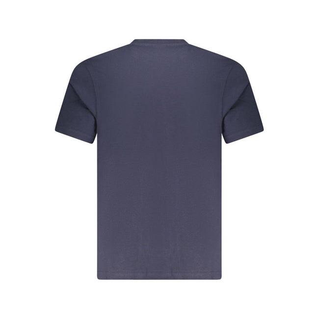 North Sails Blu Baumwoll-T-Shirt für Herren