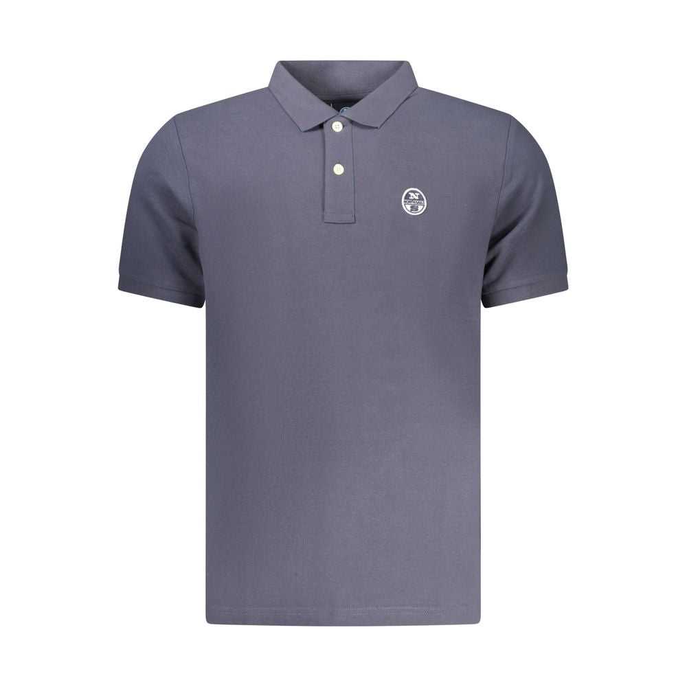 North Sails Blaues Baumwoll-Poloshirt für Herren