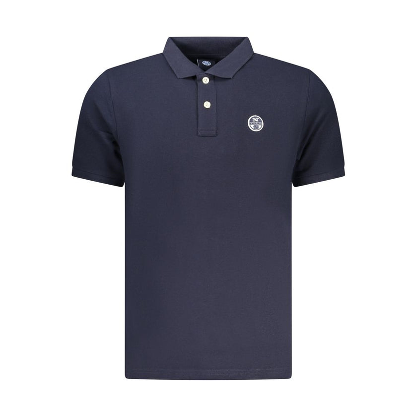 North Sails Blaues Baumwoll-Poloshirt für Herren