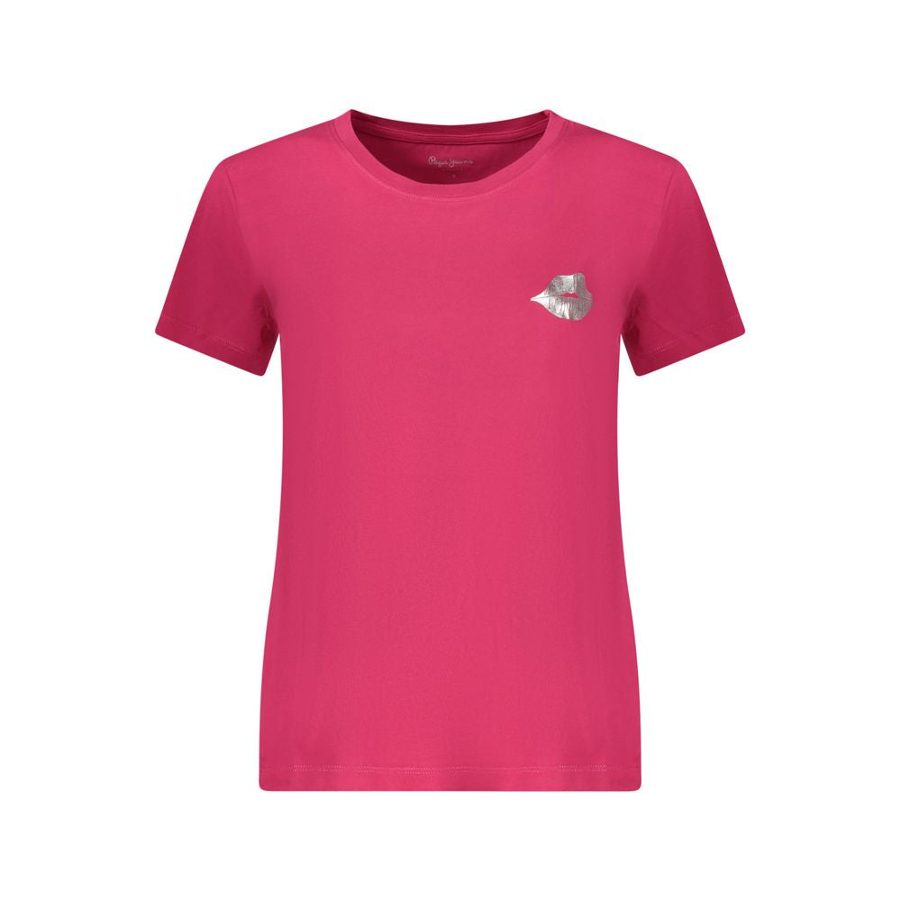 Pepe Jeans Rosso Women's Cotton T-Shirt