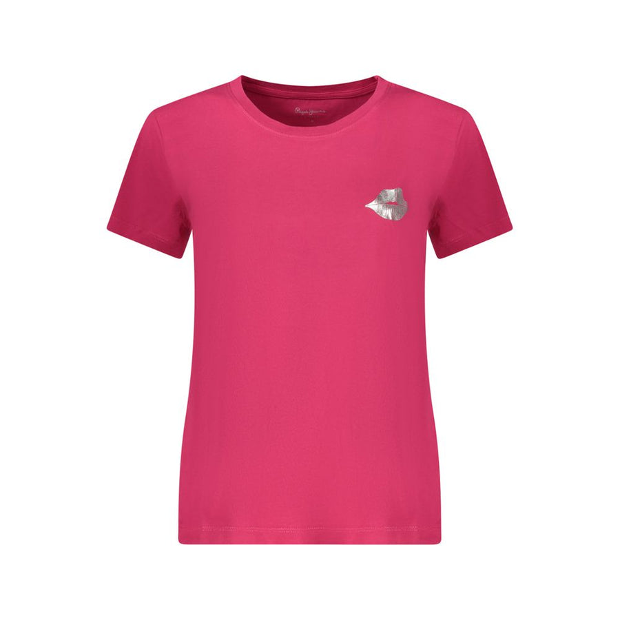 Pepe Jeans Rosso Women's Cotton T-Shirt
