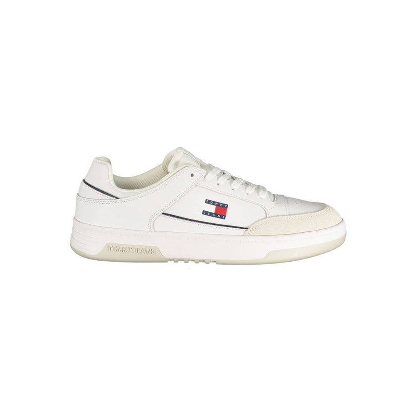 Tommy Hilfiger Weißer Herren-Sneaker aus Polyurethan