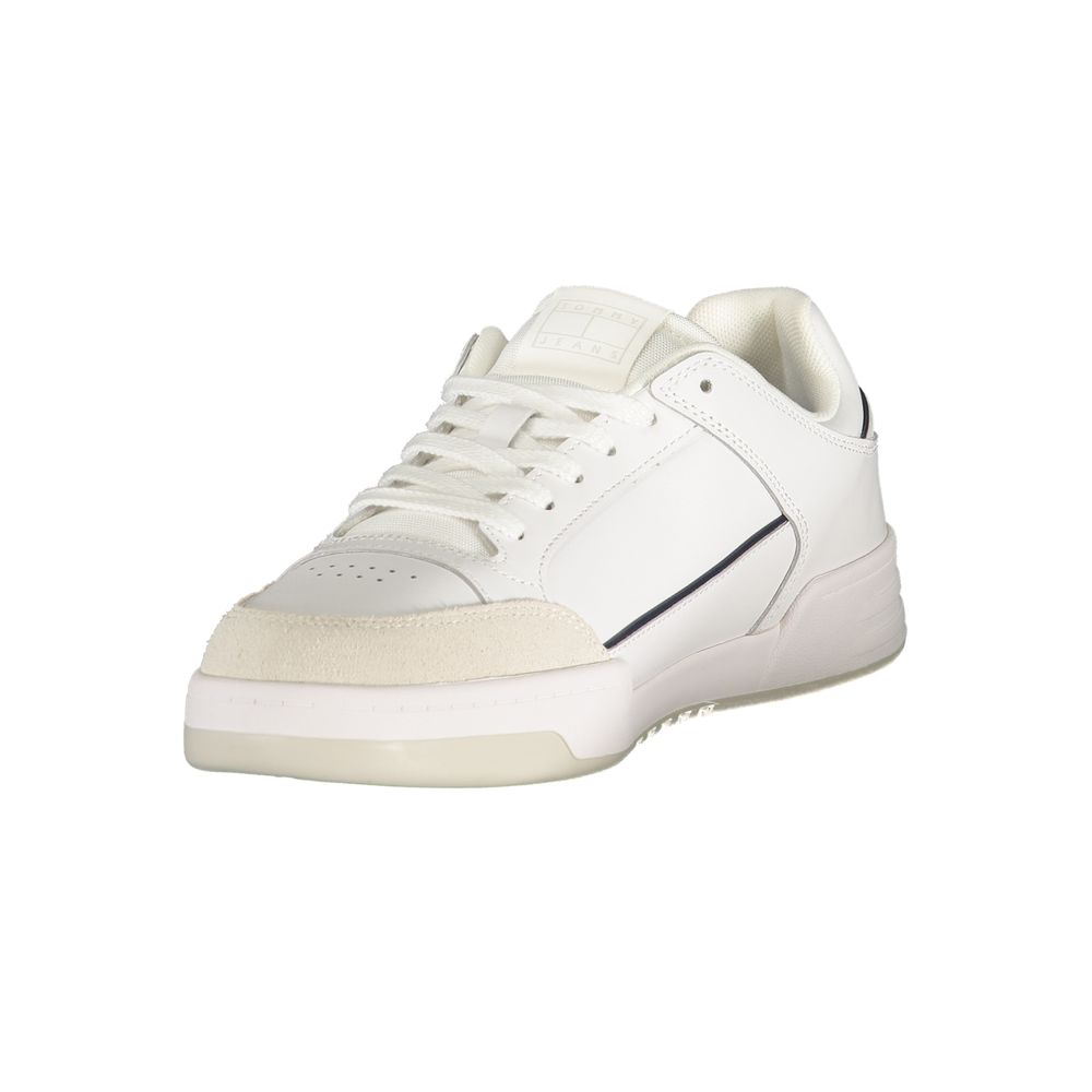 Tommy Hilfiger Men's White Polyurethane Sneaker