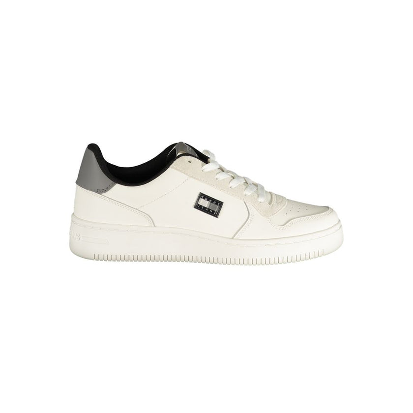 Tommy Hilfiger Weißer Herren-Sneaker aus Polyurethan
