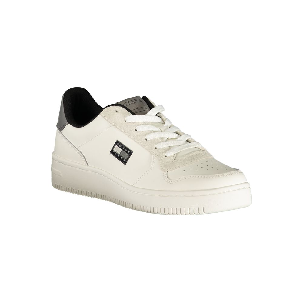 Tommy Hilfiger Men's White Polyurethane Sneaker