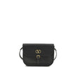 Valentino Garavani Schwarze Bos Taurus Kalbsleder Schultertasche