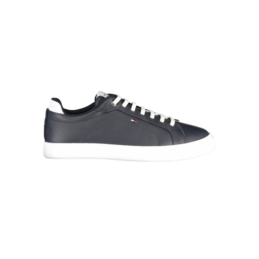 Tommy Hilfiger Men's Blue Polyurethane Sneakers