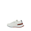 Brunello Cucinelli Weiße Low-Top-Sneaker aus Baumwolle