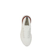 Brunello Cucinelli Weiße Low-Top-Sneaker aus Baumwolle