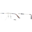 BMW Brille aus Titan mit Gold-Finish (Fassung)