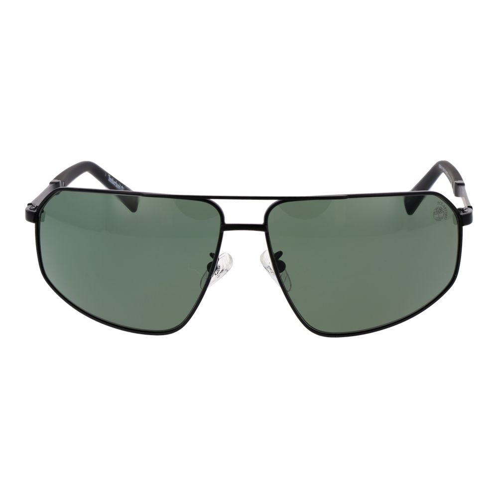 Timberland Schwarze Sonnenbrille aus Metall