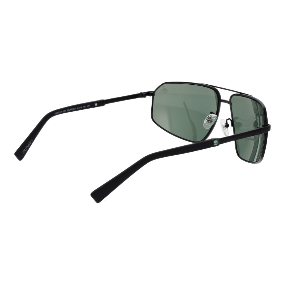 Timberland Schwarze Sonnenbrille aus Metall