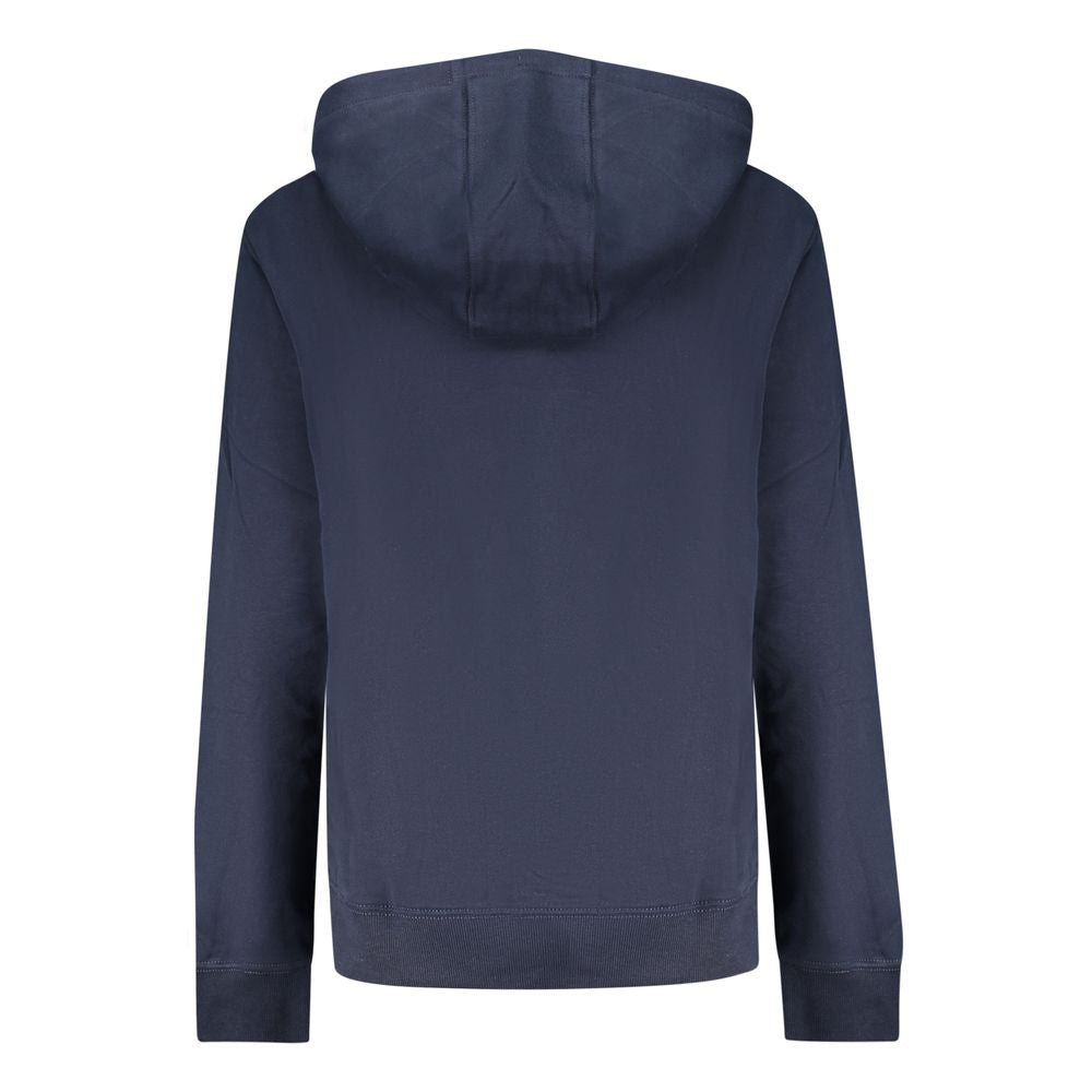 Tommy Hilfiger Women's Blue Cotton Hoodie