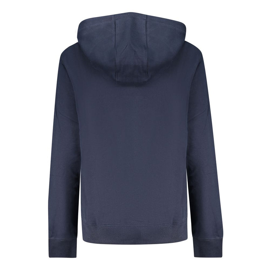 Tommy Hilfiger Women's Blue Cotton Hoodie