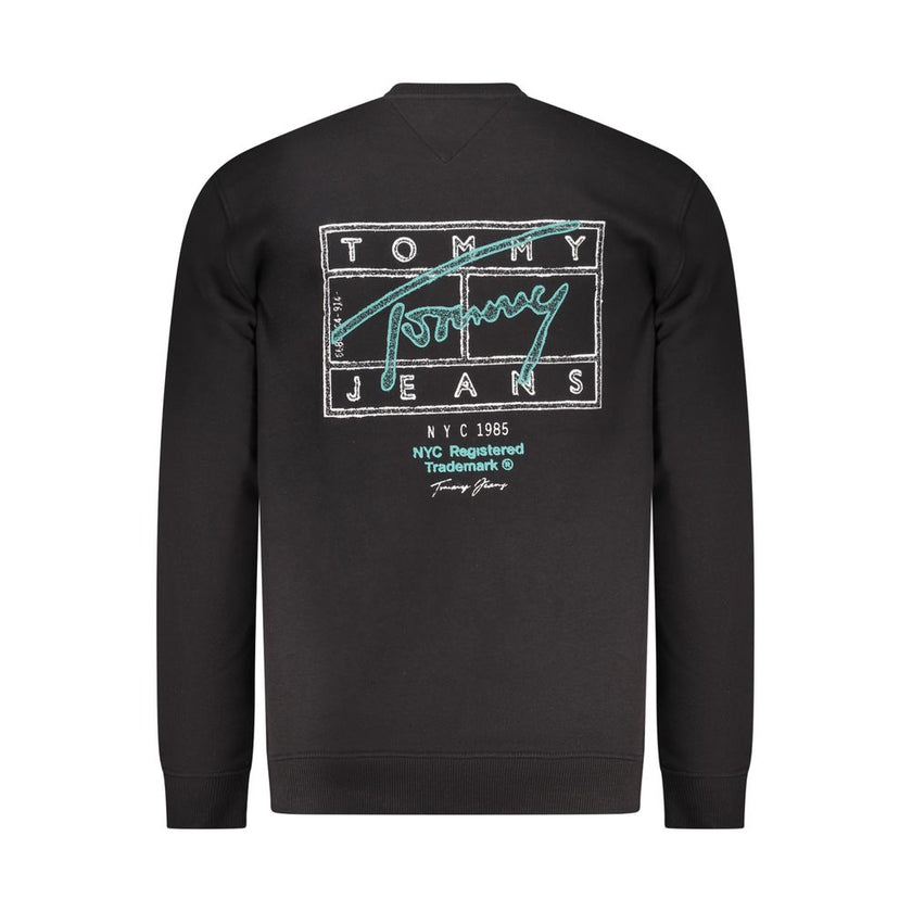 Tommy Hilfiger Schwarzer Baumwoll-Herren-Sweatshirt