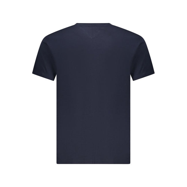 Tommy Hilfiger Blaues Baumwoll-T-Shirt für Herren
