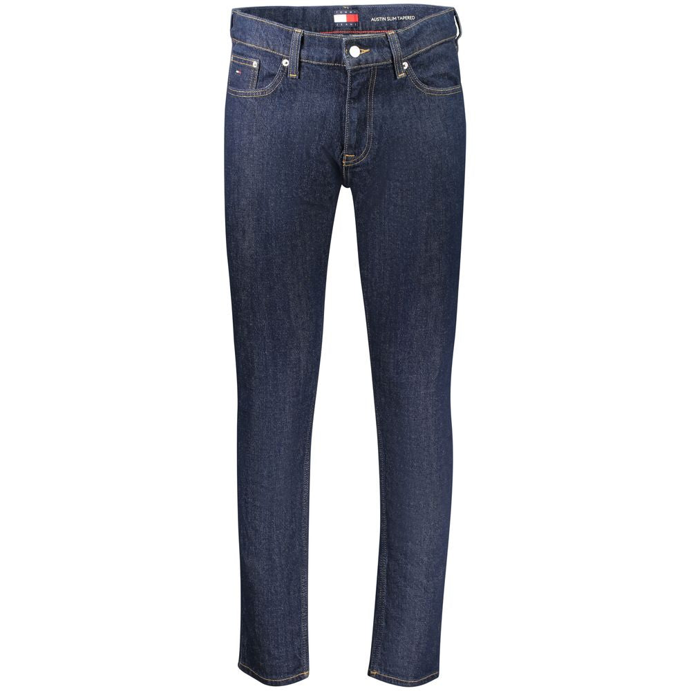 Tommy Hilfiger Men's Blue Tapered Cotton Jeans