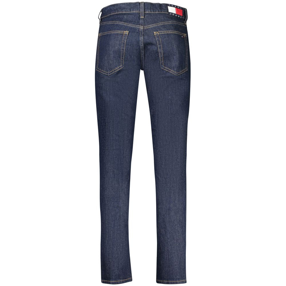 Tommy Hilfiger Men's Blue Tapered Cotton Jeans