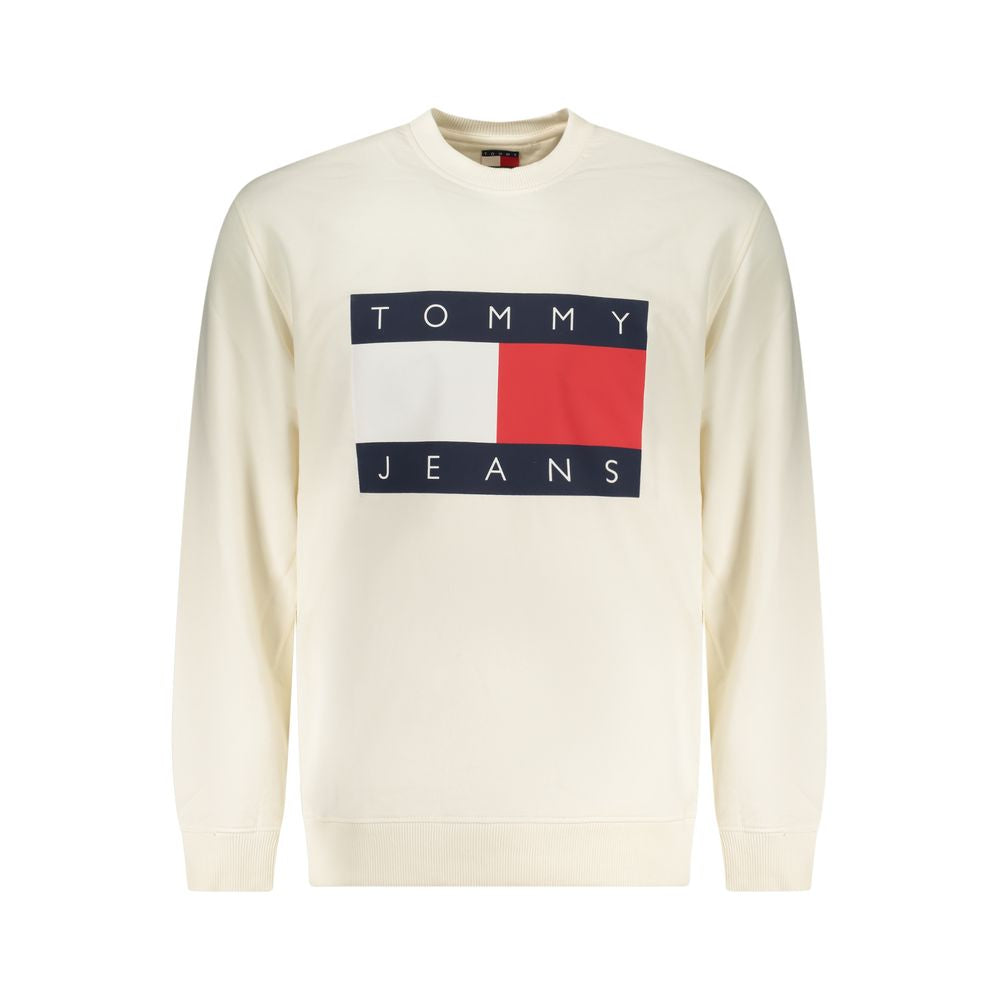 Tommy Hilfiger Men's White Cotton Sweatshirt