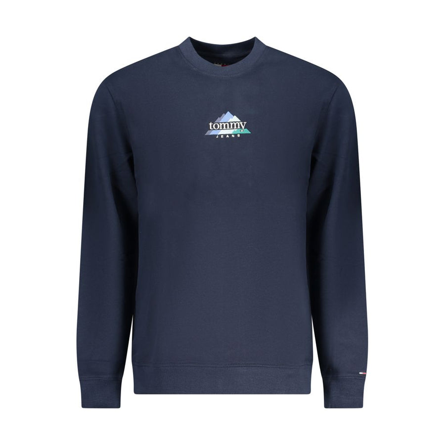 Tommy Hilfiger Men's Blue Cotton Sweatshirt