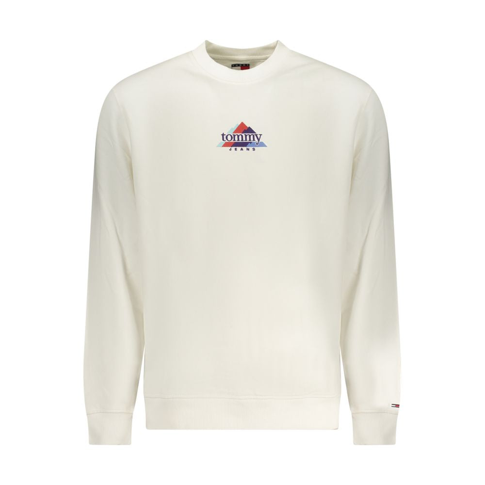 Tommy Hilfiger Men's White Cotton Sweatshirt
