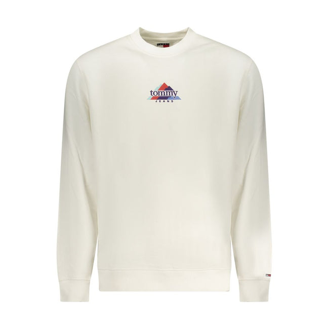 Tommy Hilfiger Weißes Herren-Sweatshirt aus Baumwolle