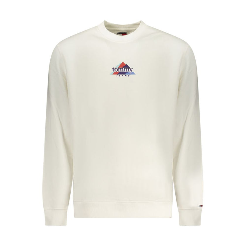 Tommy Hilfiger Weißes Herren-Sweatshirt aus Baumwolle