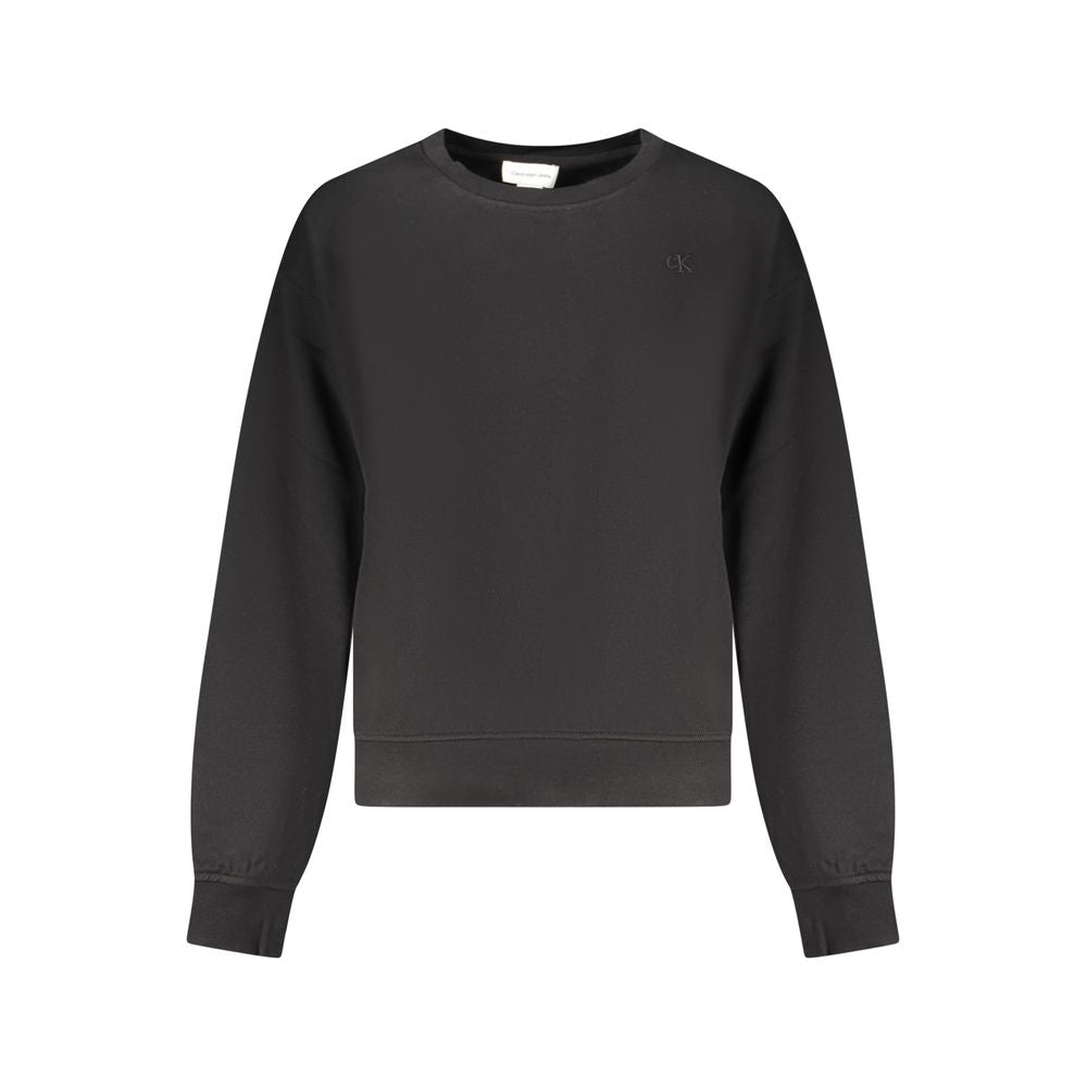 Calvin Klein Women's Black Cotton Sweatshirt