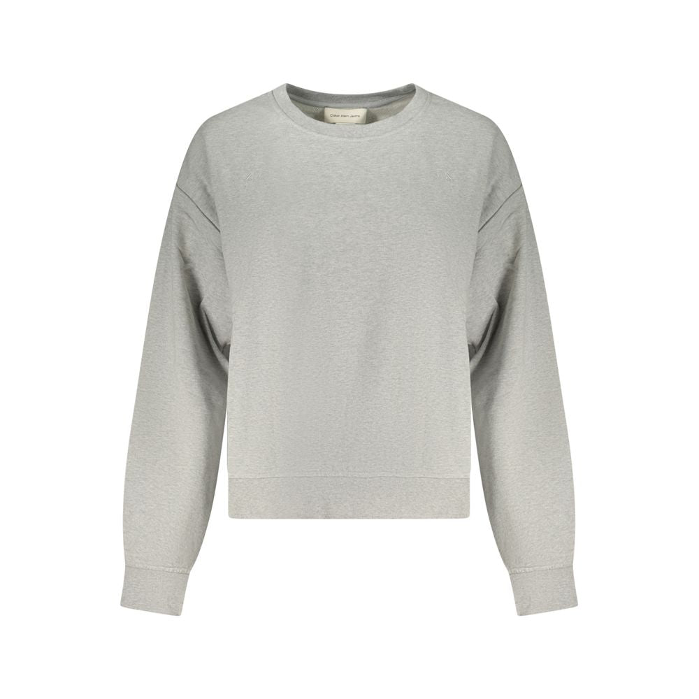 Calvin Klein Grey Cotton Sweatshirt for Women