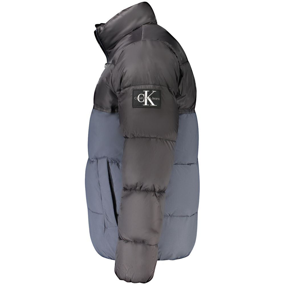 Calvin Klein Men's Blue Polyester Jacket