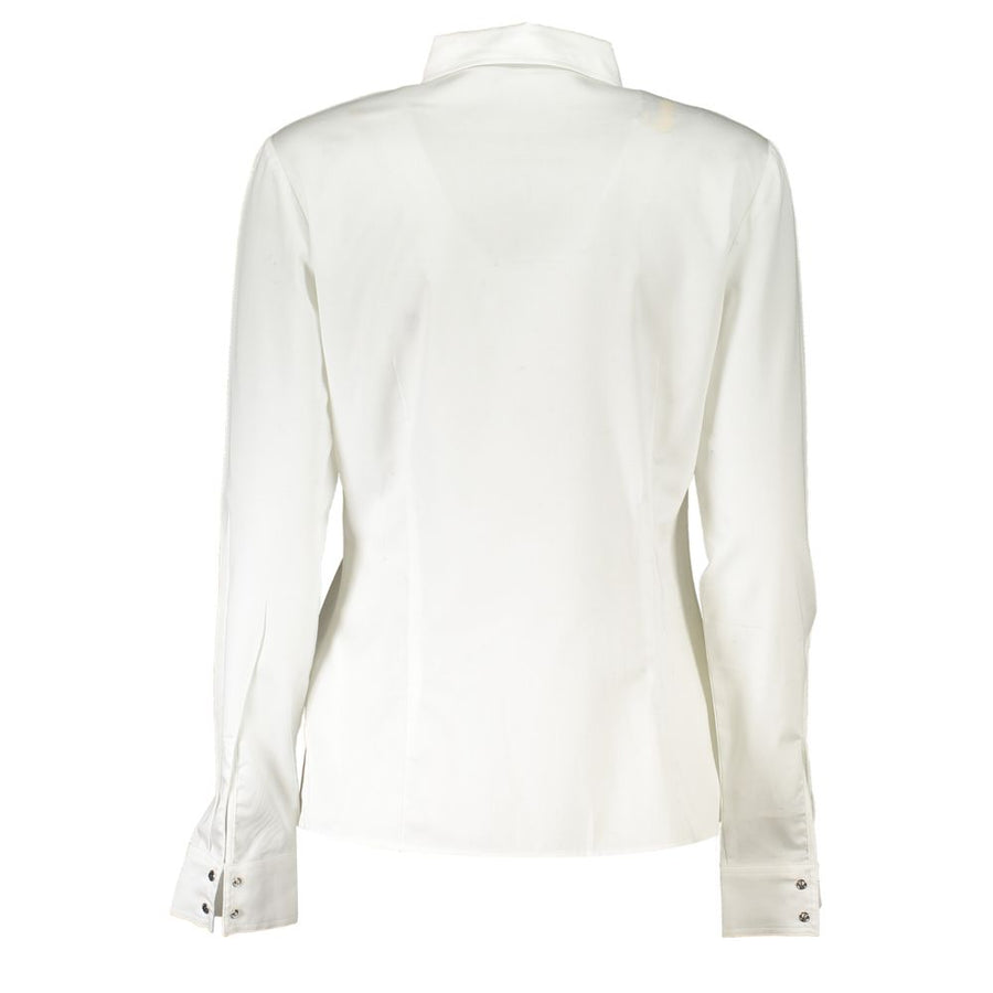 Guess Jeans Bianco Baumwoll-Damenhemd