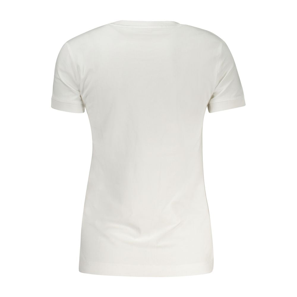 Guess Jeans White Cotton T-Shirt