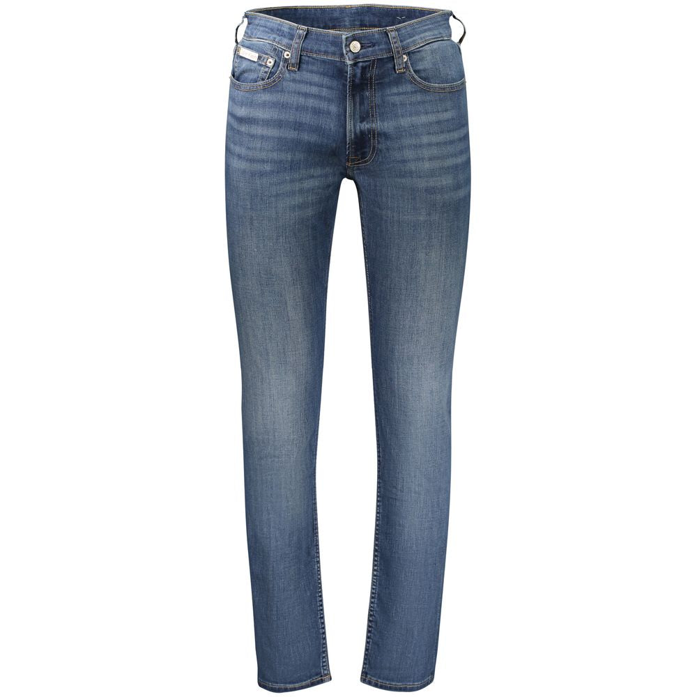 Calvin Klein Men's Blue Cotton Jeans