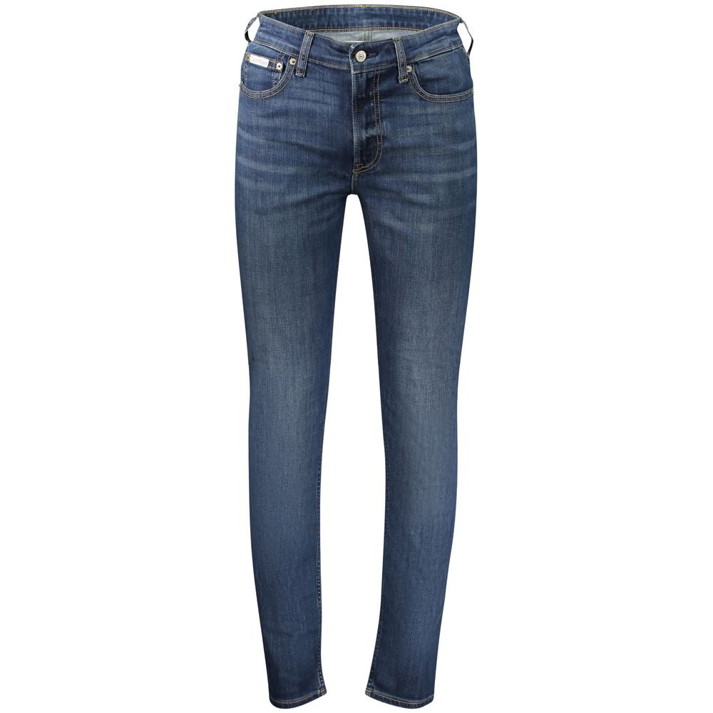 Calvin Klein Men's Blue Cotton Jeans