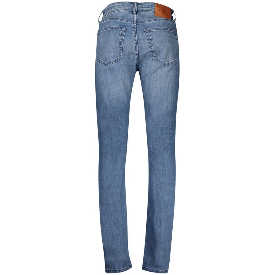 Calvin Klein Blu Cotton Herren Slim-Taper Jeans