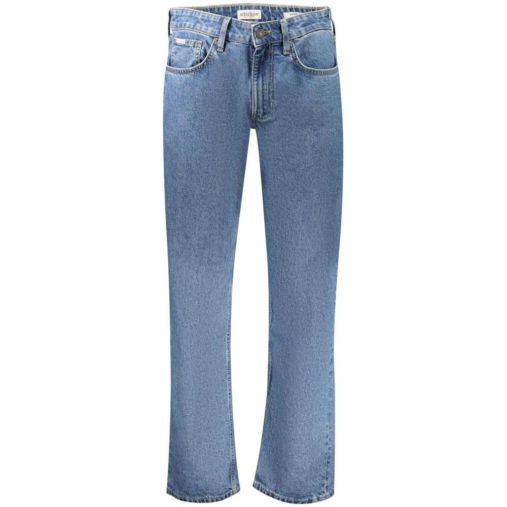 Guess Jeans Blu Baumwolljeans für Herren, G16 Straight Denim mit Stretch und klassischer 5-Pocket-Aufmachung